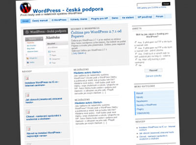 WordPress portál