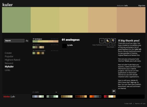 Adobe kuler