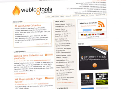 Weblog Tools Collection